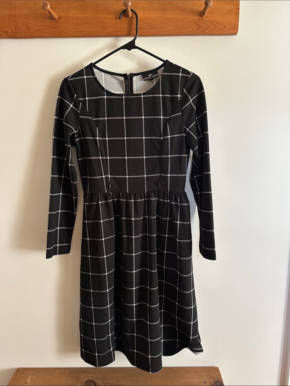 Nursing Queen Black Dress